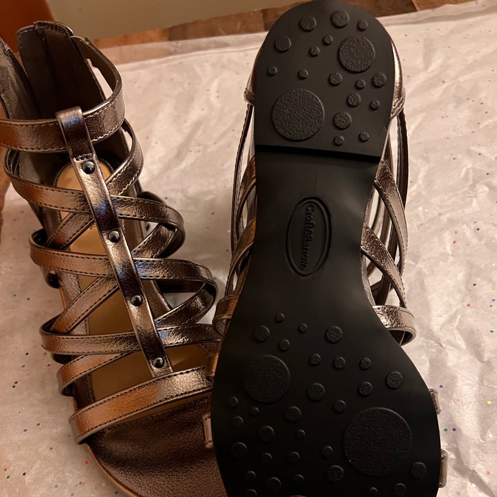 Brand new Croft and Barrow size 8.5 sandals. New, Never worn, no box.